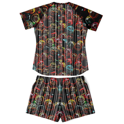 "Lighten Up" (01) | Raglan Tee & Shorts Set