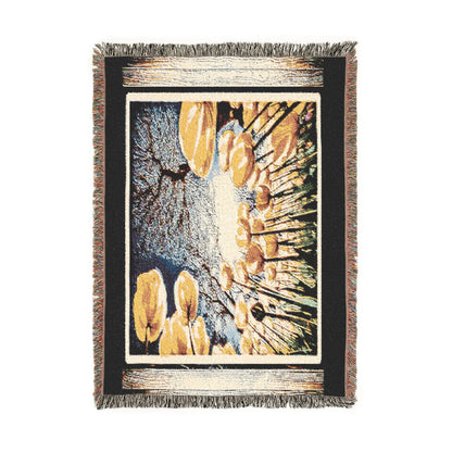 The Garden Beyond the Winter™ | Woven Art Throw Blanket | 3 Sizes