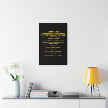 The Ten Commandments Vol. 1 | Vertical Acrylic Print with French Cleat Hanging