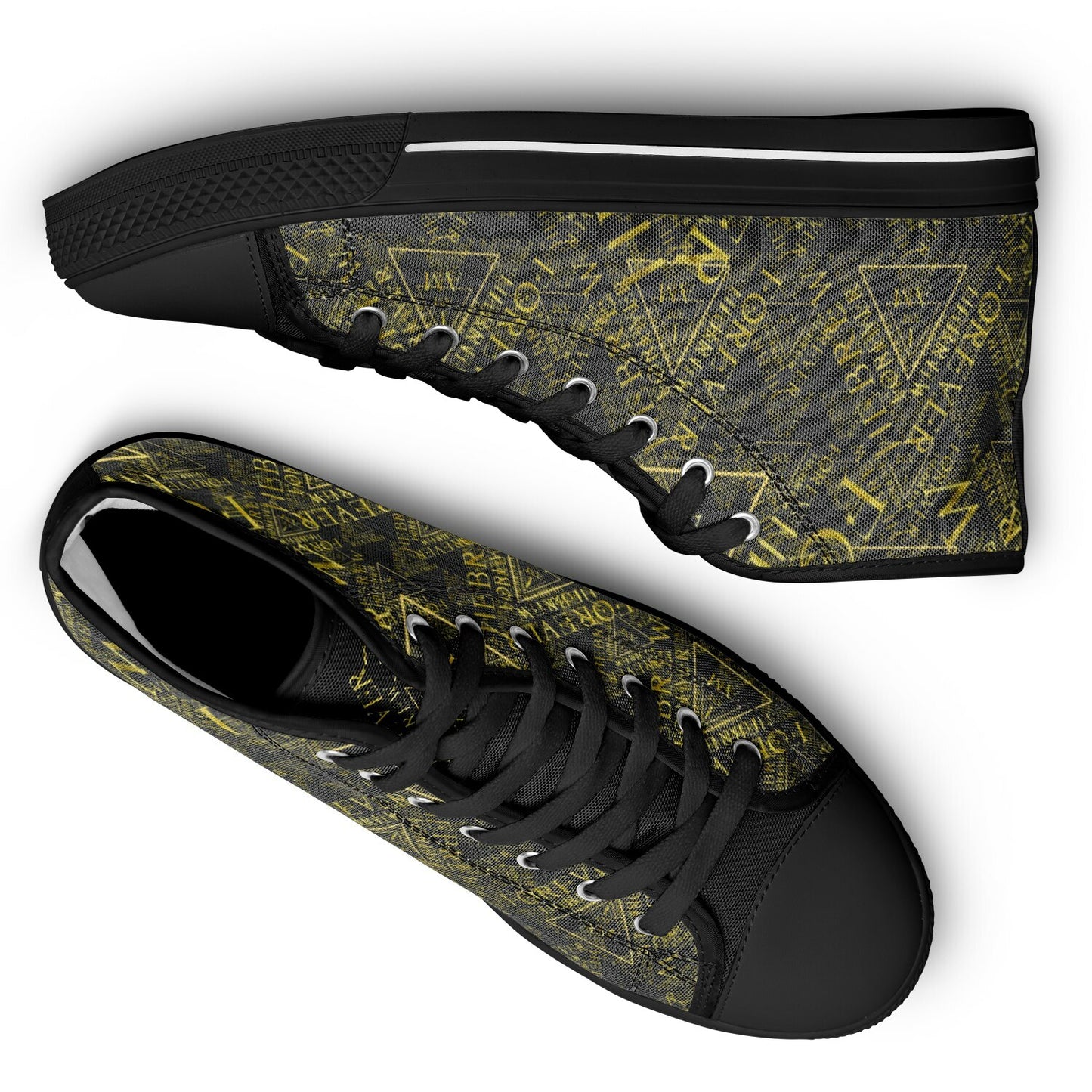 I AM HEBREW 03-01 Urban Peak Unisex High Top Canvas Sneakers