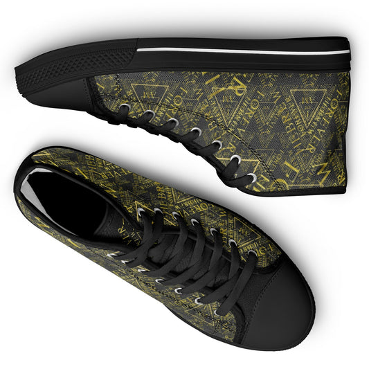 I AM HEBREW 03-01 Urban Peak Unisex High Top Canvas Sneakers