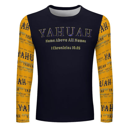 Yahuah: Name Above All Names (02-01) | Men's Long Sleeve Cotton Tee