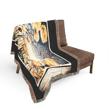 The Garden Beyond the Winter™ | Woven Art Throw Blanket | 3 Sizes