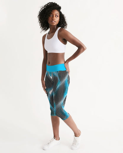 Orot (The Lights) Series (01-03): Mayim Chayim (Living Waters) | Mid-Rise Yoga Capris
