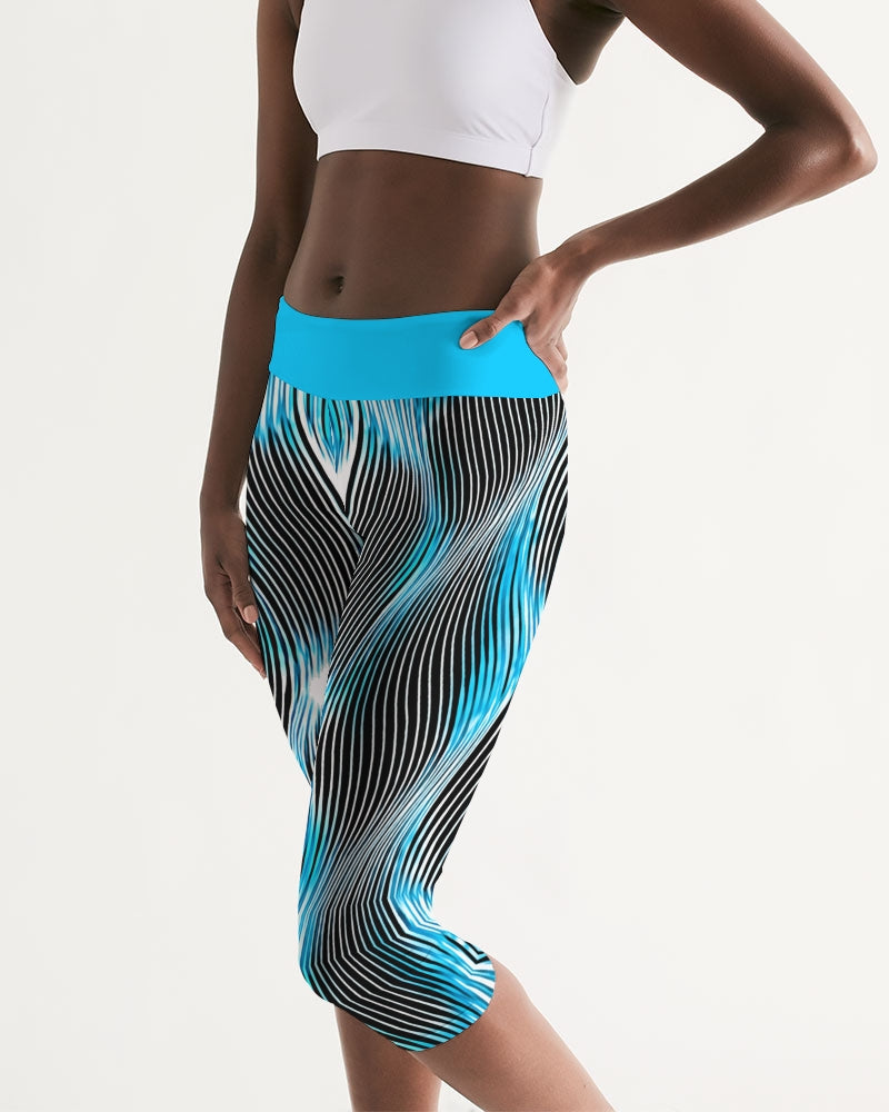 Orot (The Lights) Series (01-03): Mayim Chayim (Living Waters) | Mid-Rise Yoga Capris