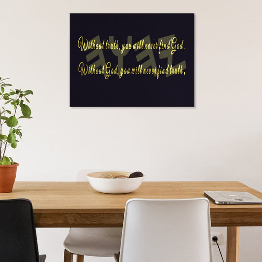 Truth Illustrated 01-02 Canvas Print, 18x24 inches