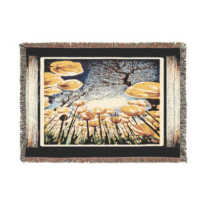 The Garden Beyond the Winter™ | Woven Art Throw Blanket | 3 Sizes