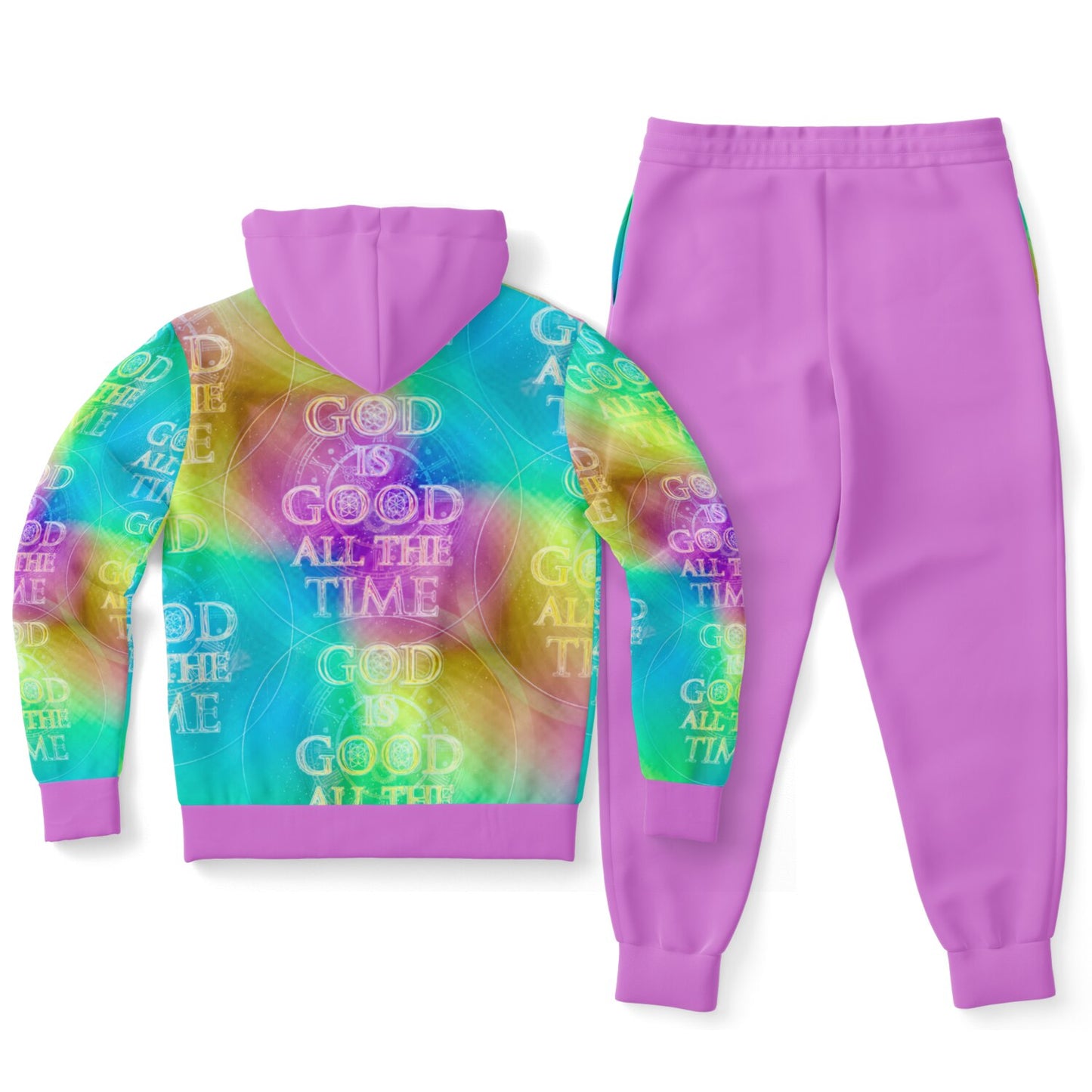 God is Good All the Time (01-02) | Women's Triblend Fleece Sweatsuit