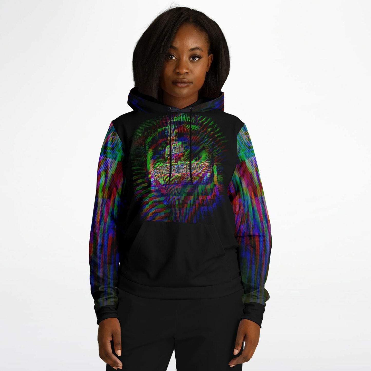 I AM HEBREW 01-01 Designer Athletic Unisex Hoodie