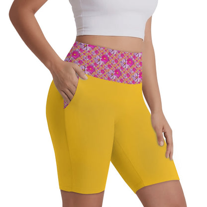 TRP Floral Prints (05): Classic Garden Cosmos (01) | Yoga Shorts