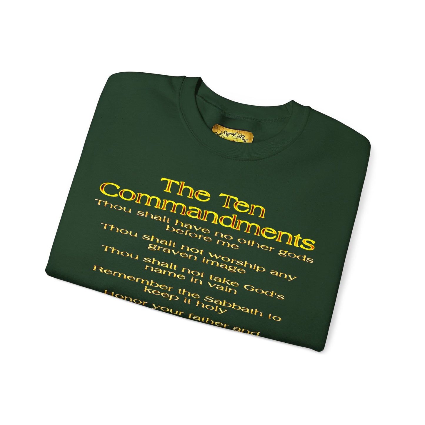 The Ten Commandments (01) | Unisex Heavy Blend Sweatshirt | 6 Colors