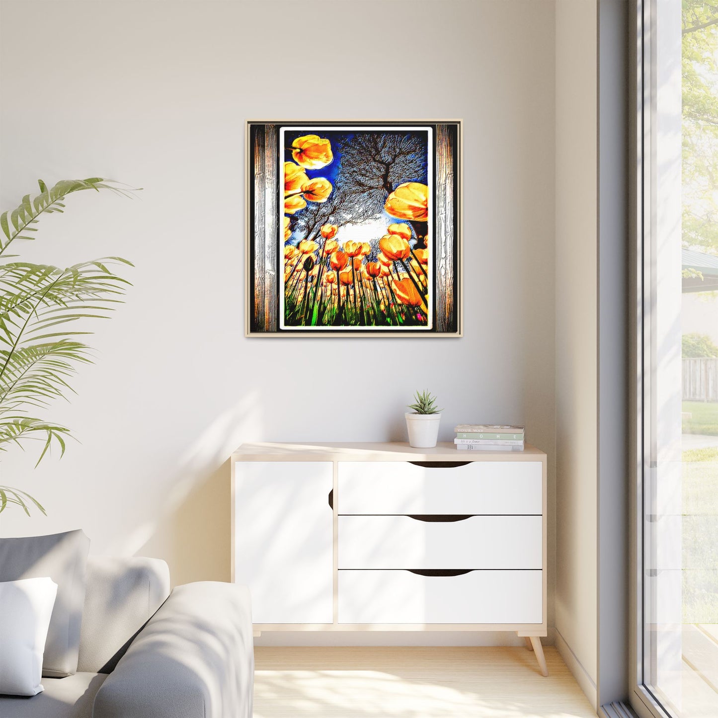 The Garden Beyond the Winter™ | Framed Gallery Canvas Print