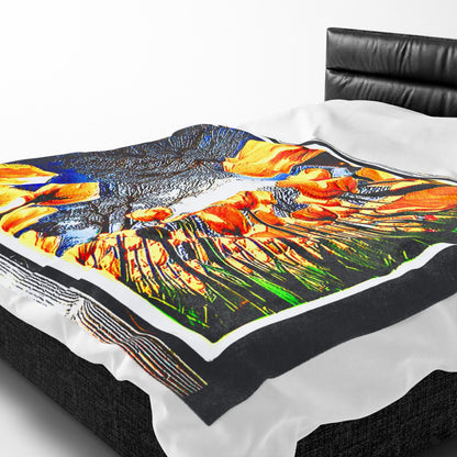 The Garden Beyond the Winter™ | Velveteen Plush Blanket