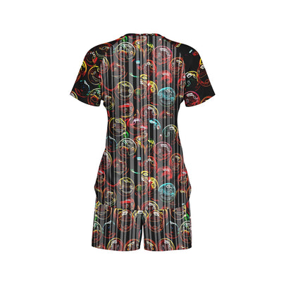 "Lighten Up" (01) | Raglan Tee & Shorts Set