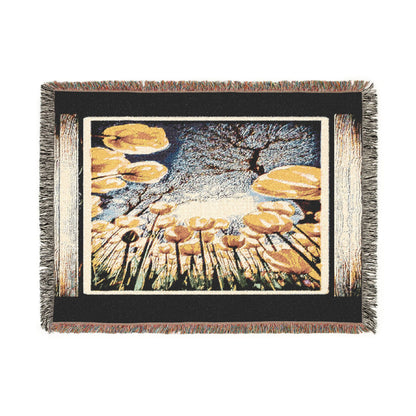 The Garden Beyond the Winter™ | Woven Art Throw Blanket | 3 Sizes