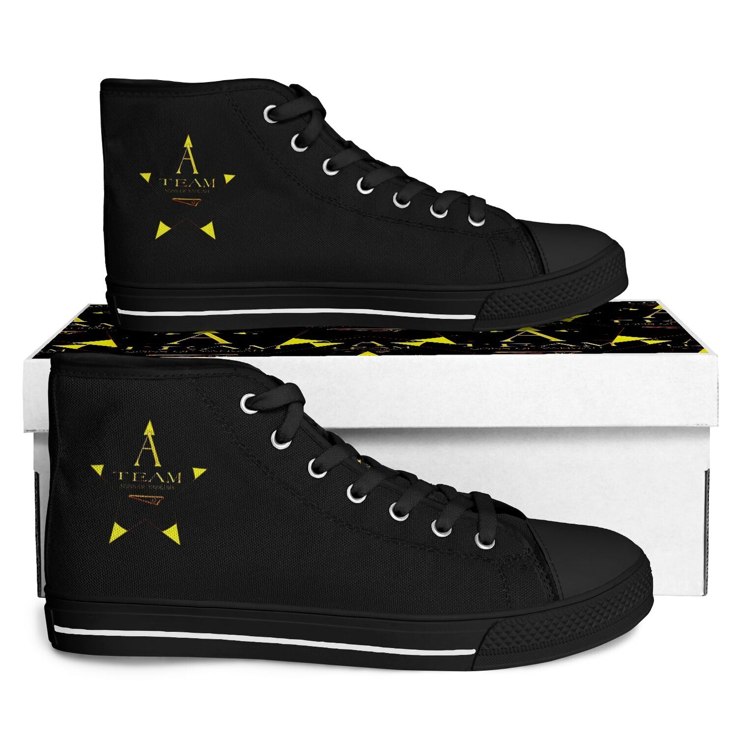 A-Team (02–01) | Men's High-Top Canvas Sneakers
