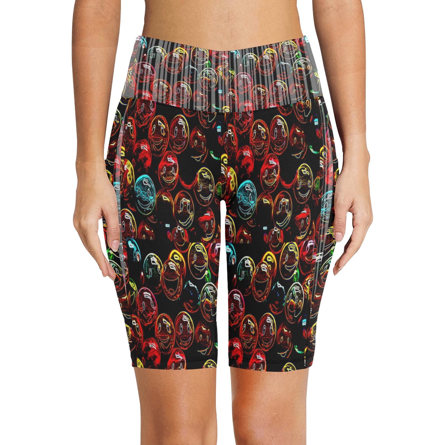 "Lighten Up" (01) | Yoga Shorts with Pockets