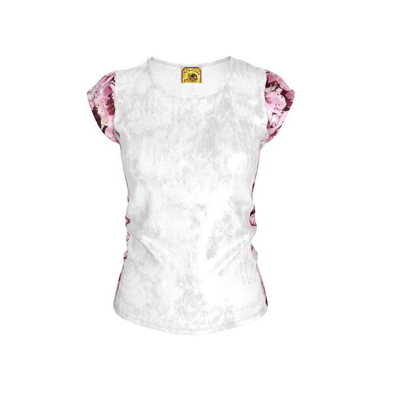 TRP Floral Prints (01): Sakura Symphony (01-01) | Cap Sleeve Tee