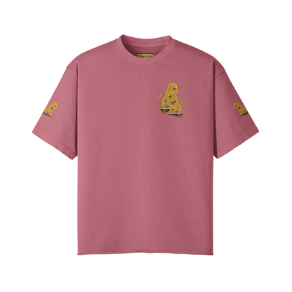 Like Father, Like Son 02-01 Men's Designer Drop Shoulder Faded Raw Hem T-shirt (8 colors)