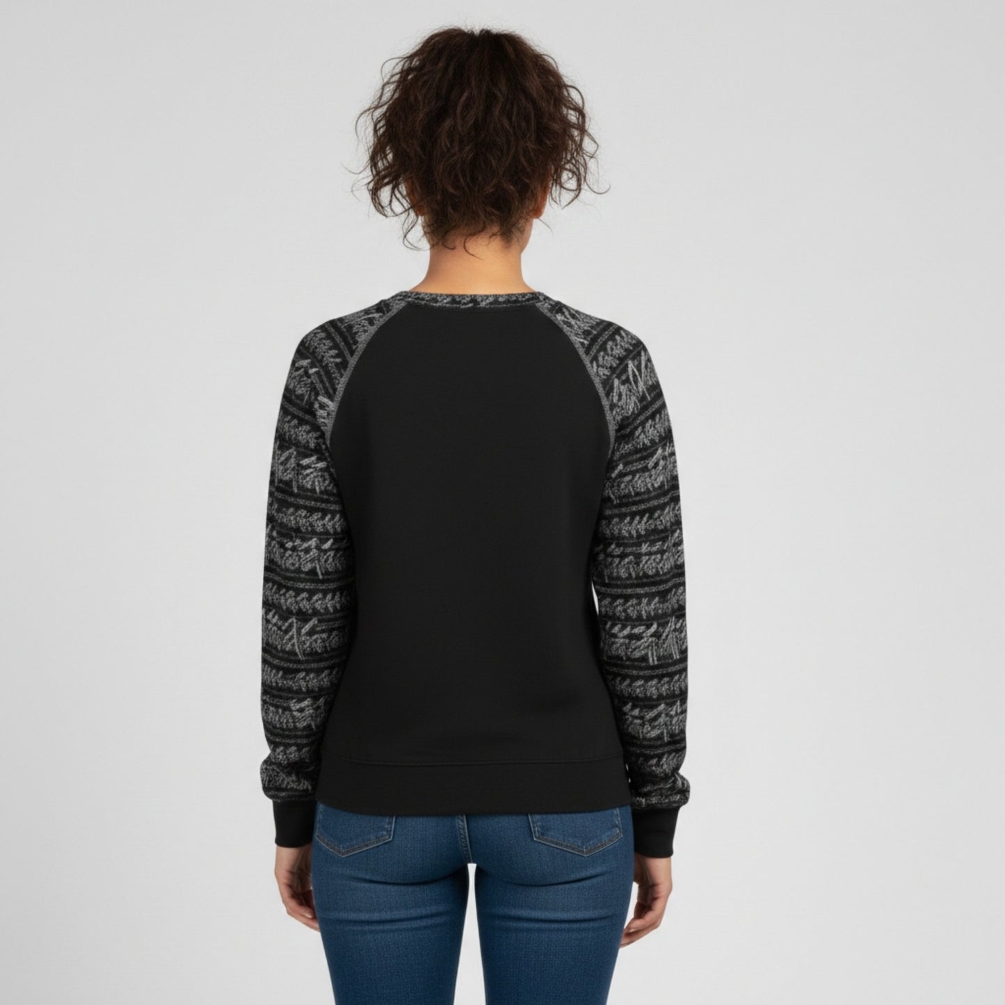 Paleo-Synthesis (01-02): Sterling Silver Yahuah | Women's Raglan Long Sleeve Tee