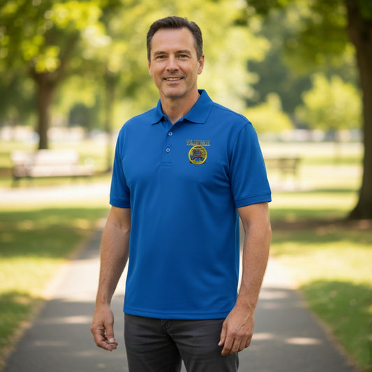 A-Team (01–01) | Men's Spotshield Jersey Polo | 6 Colors
