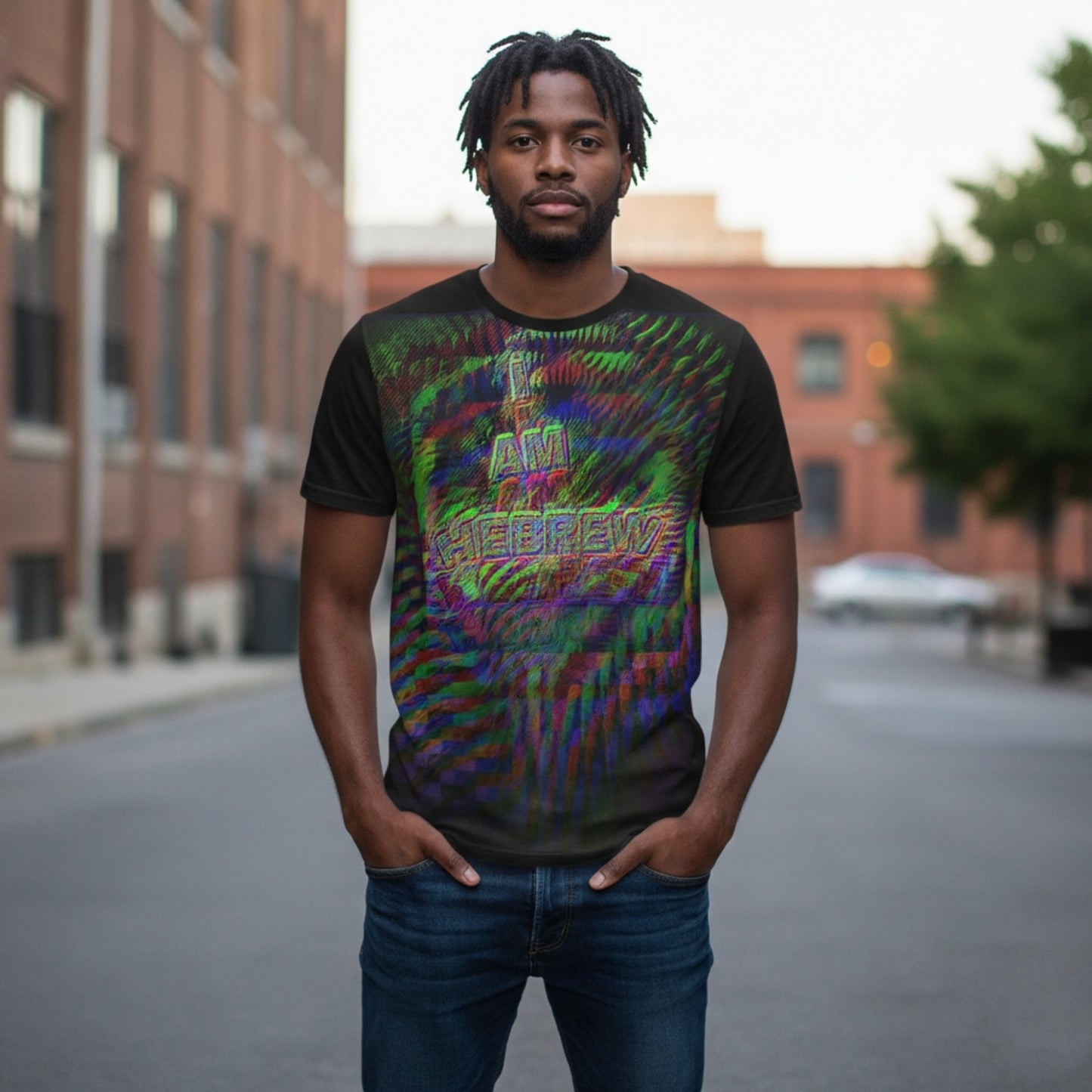 I AM HEBREW 01 Men's Imitation Cotton T-shirt