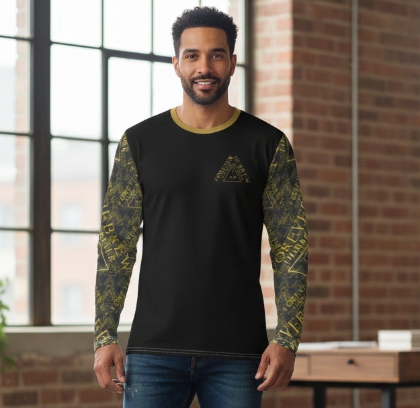 I AM HEBREW 03-01 Men's Designer Long Sleeve T-shirt