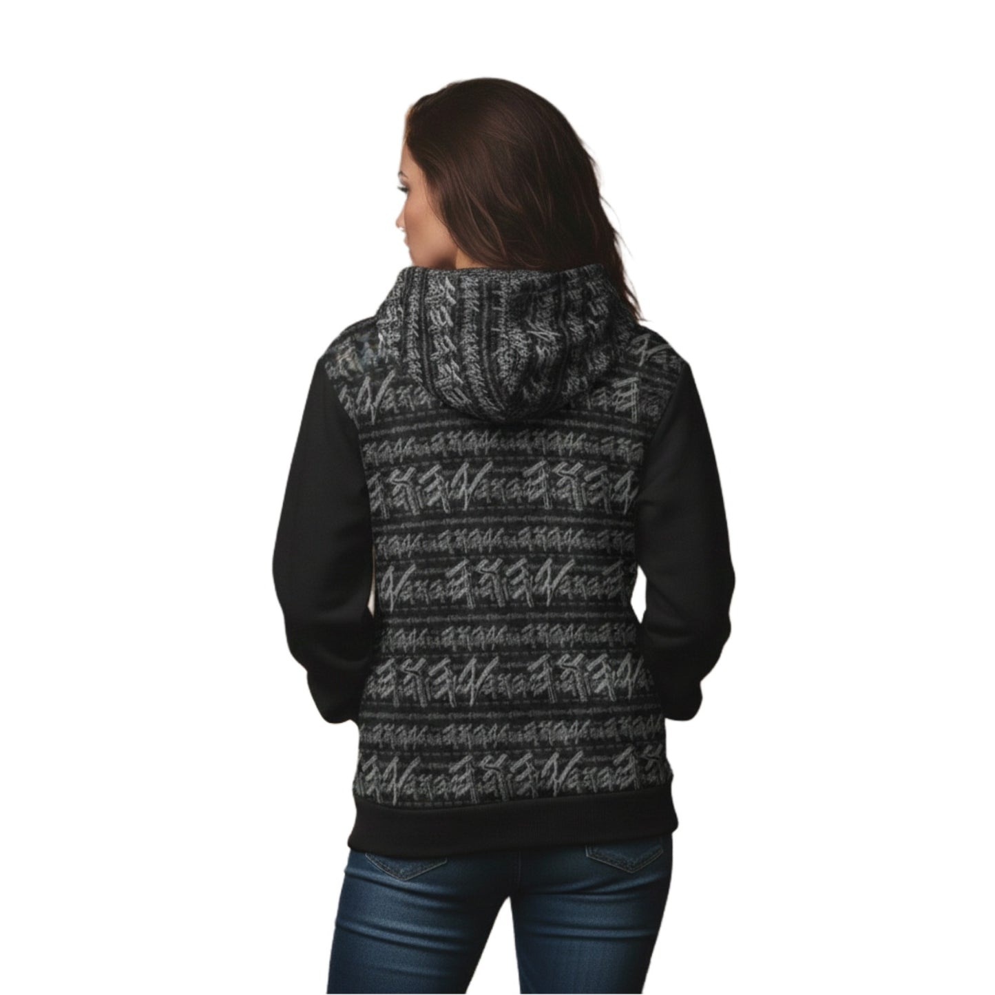 Paleo-Synthesis (01-02): Sterling Silver Yahuah | Women's Premium Drop Shoulder Hoodie