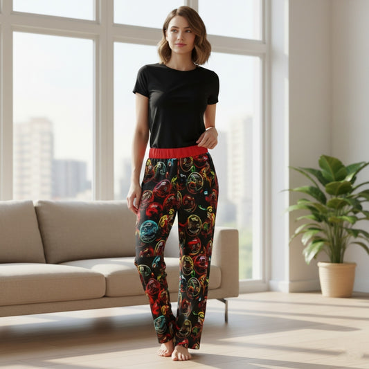 "Lighten Up" (01) | Women's Open Bottom Lounge Joggers