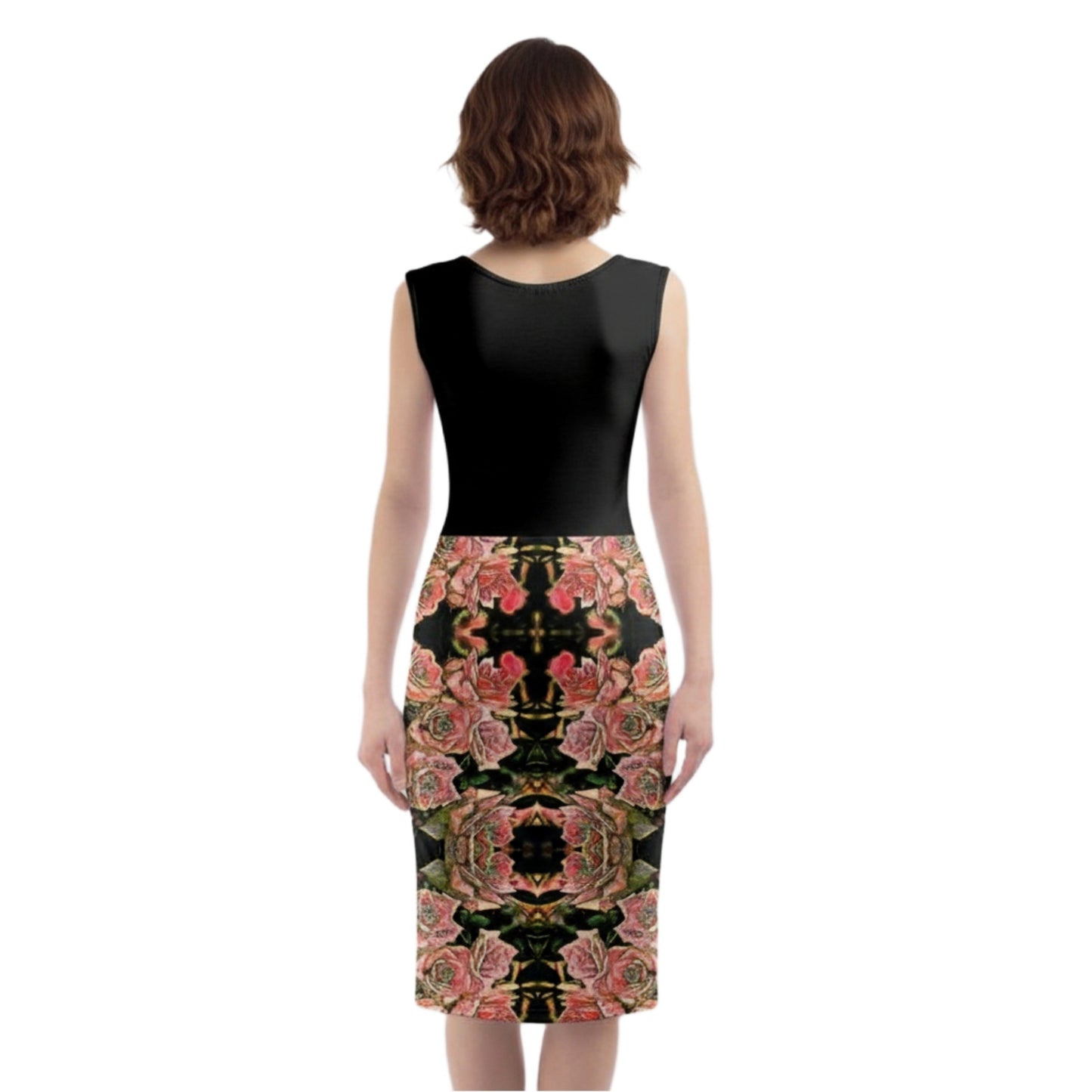 Floral Embosses (06-01): Adom - The Physical Mirror | Sheath Dress