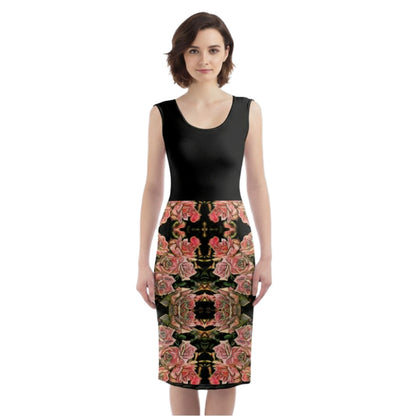 Floral Embosses (06-01): Adom - The Physical Mirror | Sheath Dress