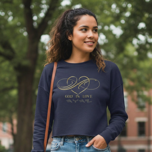 Truth Illustrated 04-02 | Cropped Fleece Sweatshirt | 2 colors