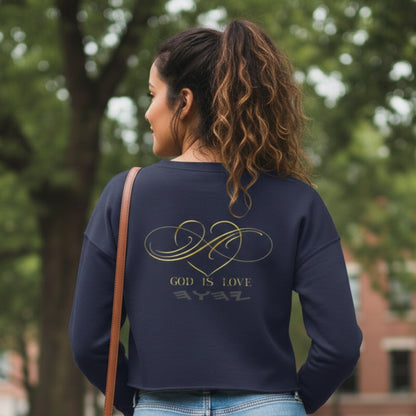 Truth Illustrated 04-02 | Cropped Fleece Sweatshirt | 2 colors