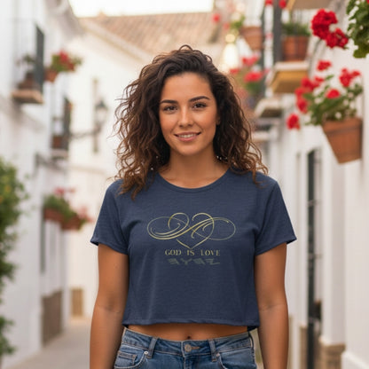 Truth Illustrated 04-02 | Cropped Flowy T-Shirt | 3 Colors