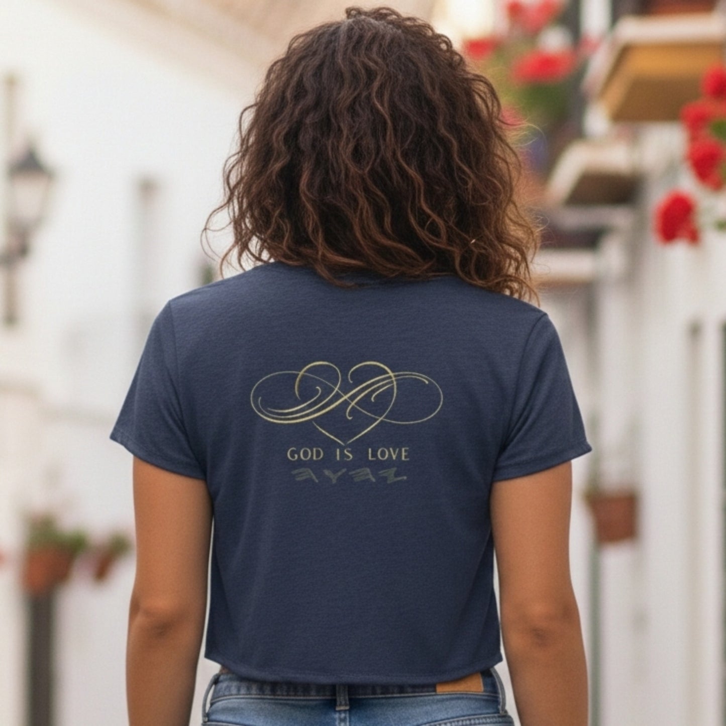 Truth Illustrated 04-02 | Cropped Flowy T-Shirt | 3 Colors