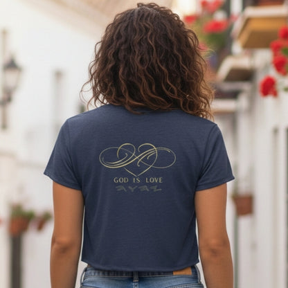 Truth Illustrated 04-02 | Cropped Flowy T-Shirt | 3 Colors