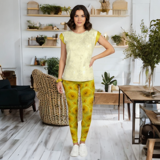 TRP Floral Prints (09): Radiant Tulips Revealed | Leggings