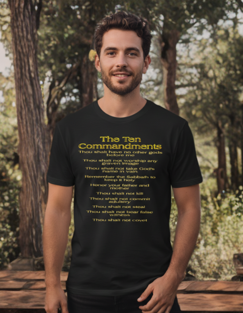 The Ten Commandments (01) | Unisex Cotton Tee | 2 colors