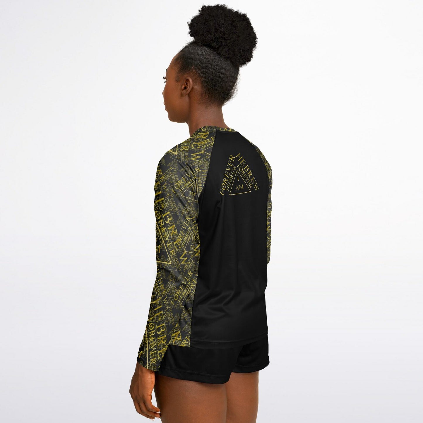 I AM HEBREW 03-01 Women's Long Sleeve Raglan T-Shirt