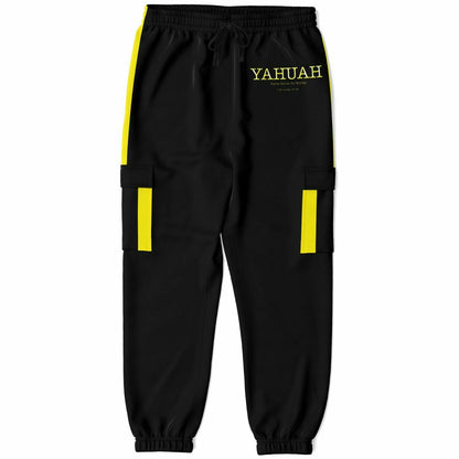 Yahuah: Name Above All Names (02-02) | Unisex Triblend Fleece Cargo Joggers