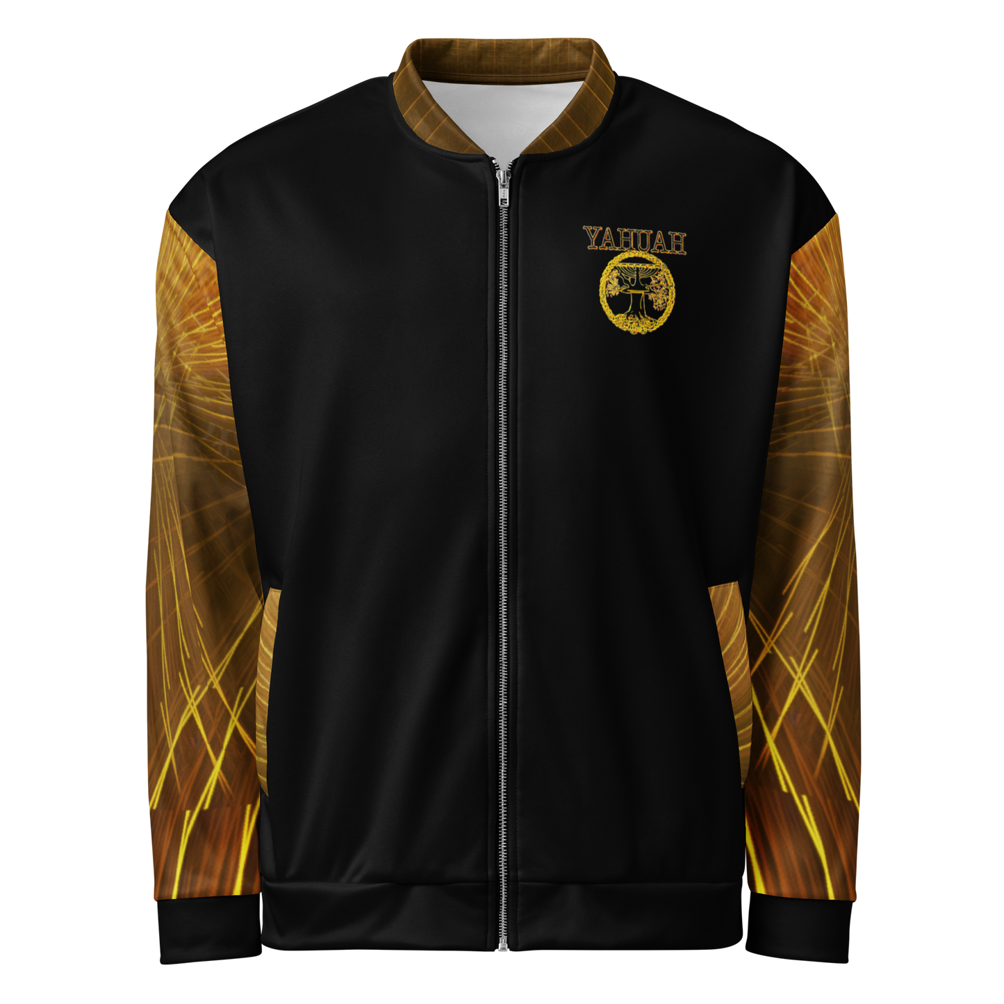 Yahuah: Tree of Life (02-02) - The Firmament Radiance | Unisex Bomber Jacket