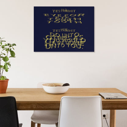 Commandment Keepers 02-02 Canvas Print, 18x24 inches, 2 colors
