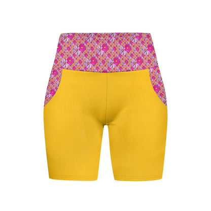 TRP Floral Prints (05): Classic Garden Cosmos (01) | Yoga Shorts