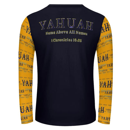 Yahuah: Name Above All Names (02-01) | Men's Long Sleeve Cotton Tee