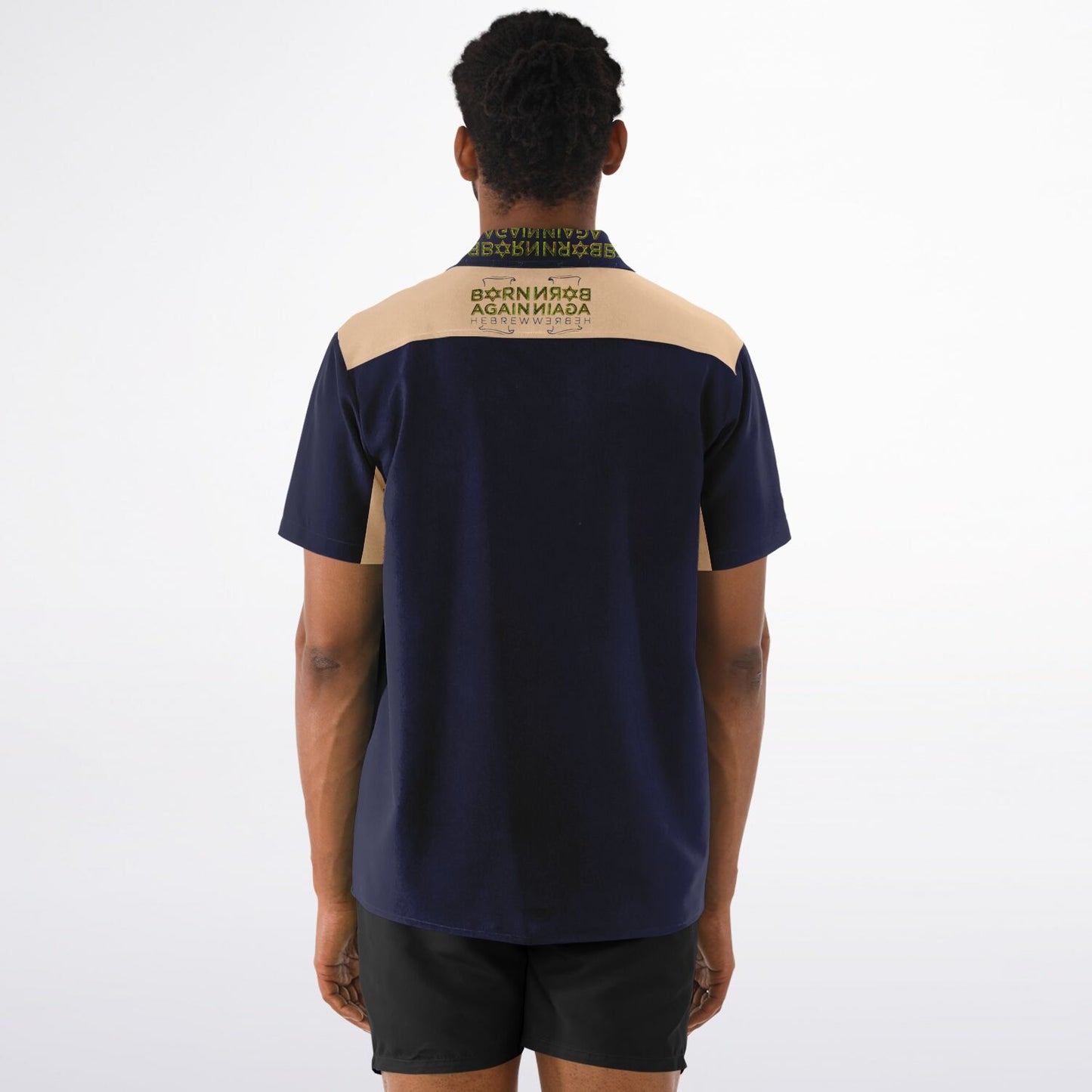 Born Again Hebrew 01-01 Designer Spread Collar Shirt