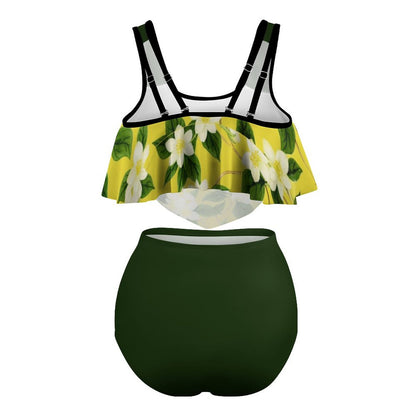 TRP Floral Prints (10): Graceful Jasmine Vine (01–01) | Plus-Size Tankini