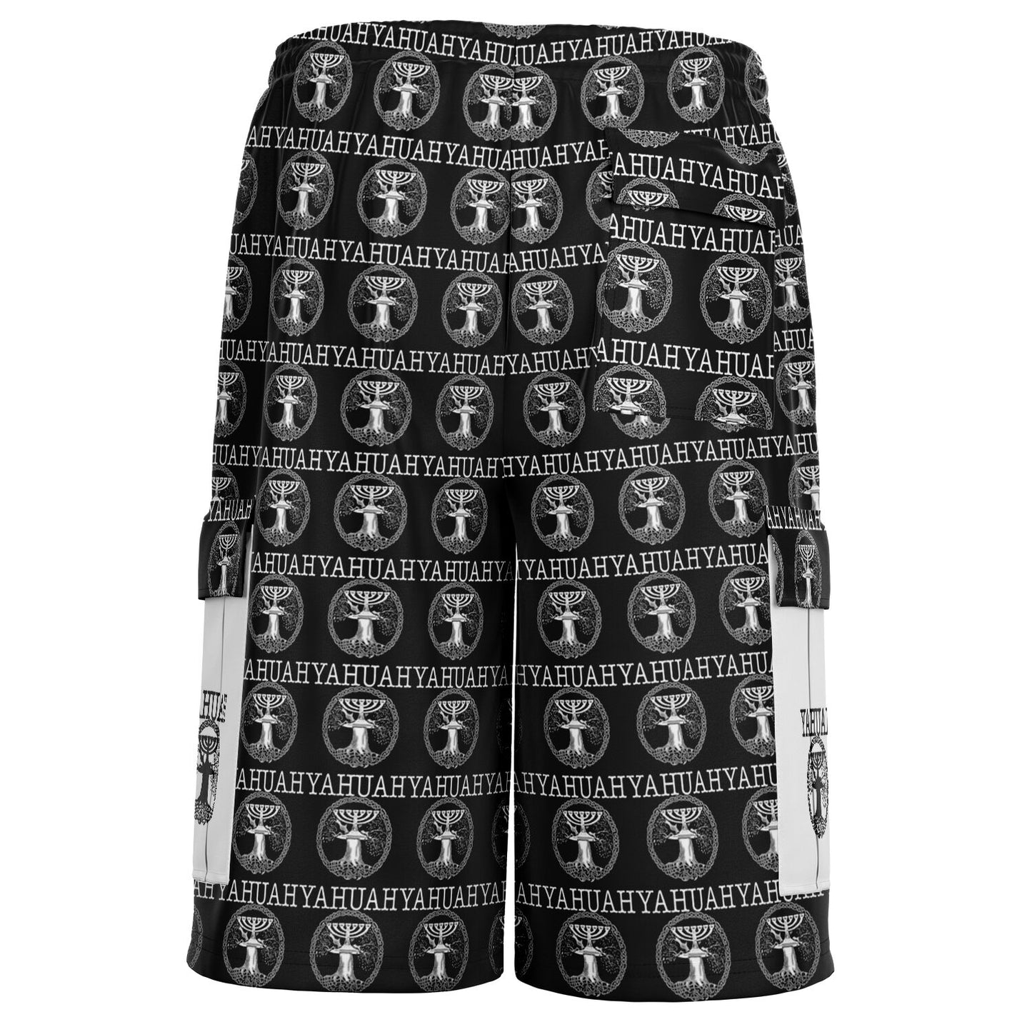 Yahuah: Tree of Life (02-05) - The Dualism Refined | Unisex Heavyweight Cargo Shorts