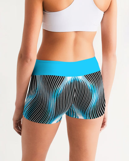 Orot (The Lights) Series (01-03): Mayim Chayim (Living Waters) | Mid Rise Yoga Shorts