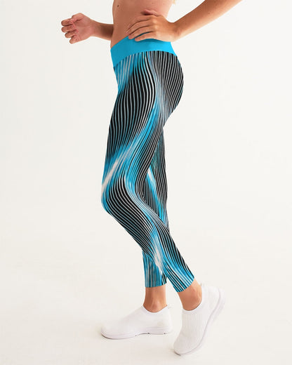 Orot (The Lights) Series (01-03): Mayim Chayim (Living Waters) | Mid-Rise Yoga Leggings