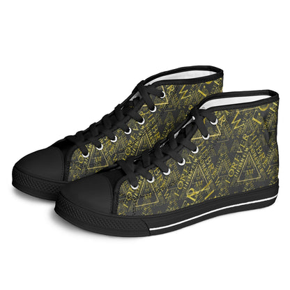 I AM HEBREW 03-01 Urban Peak Unisex High Top Canvas Sneakers